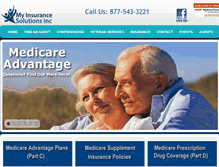 Tablet Screenshot of myinsurancesolutionsinc.com